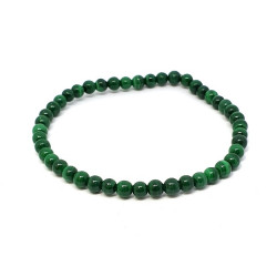 bracelet malachite 4mm
