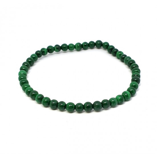 bracelet malachite 4mm bracelet malachite 4mm