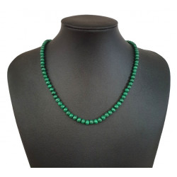 malachite necklace 4mm