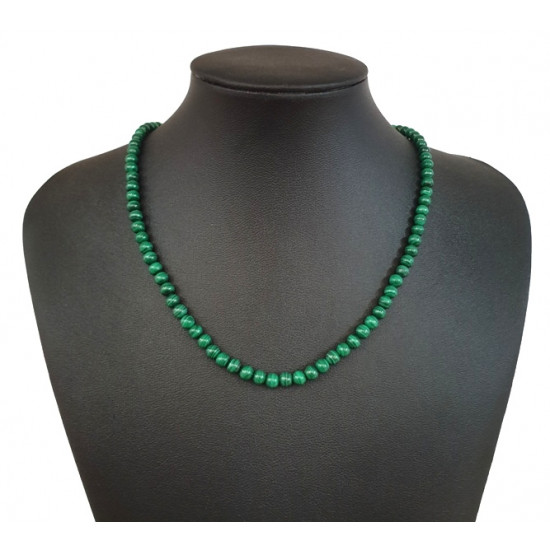 Collier malachite 4mm