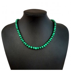 malachite necklace 6mm
