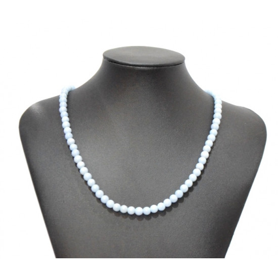 angelite necklace 6mm