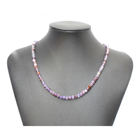 collier cacoxenite 4mm (super seven)