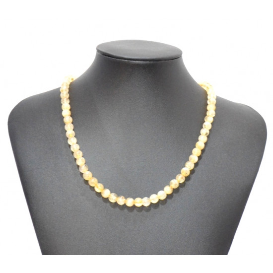 collier citrine 6mm