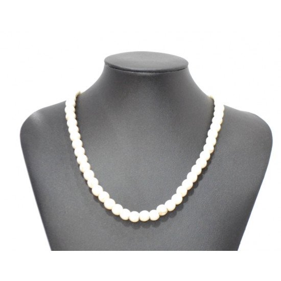 howlite necklace 8mm