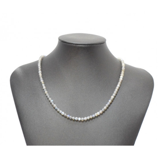 labradorite necklace 4mm