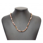 rhodonite necklace 4mm