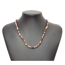 rhodonite necklace 4mm