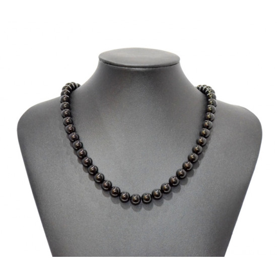 black tourmaline necklace 8mm