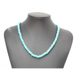 turquoise necklace 6mm