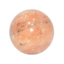 orange calcite sphere