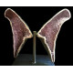 amethyst geode butterfly