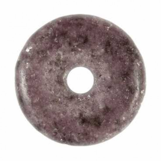 lepidolite donut 3 cm
