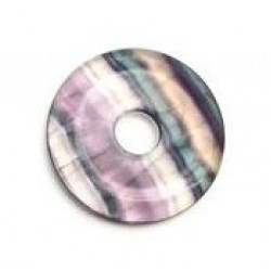 fluorite donut 3 cm