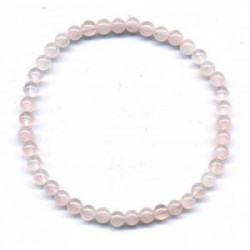 Rose Quartz Bracelet 4mm