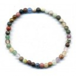 Mixed Mineral Bracelet 4mm