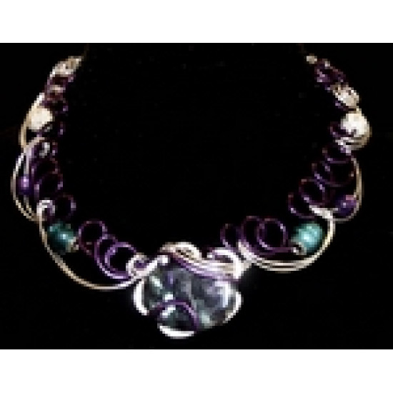 Collier rond fluorine
