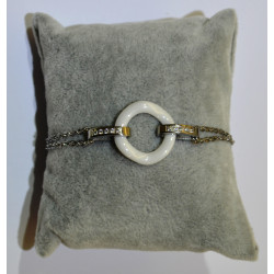 white ceramic bracelet ceram54