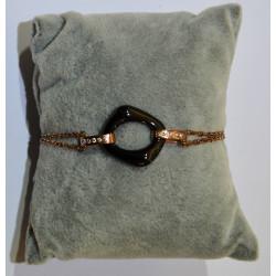 Black ceramic bracelet ceram39