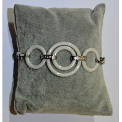 White ceramic bracelet ceram51