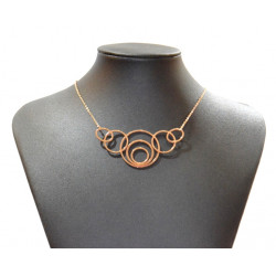 steel and copper necklace