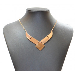 copper and steel necklace