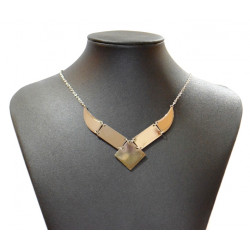 silver stainless steel necklace