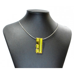 necklace cats eye green