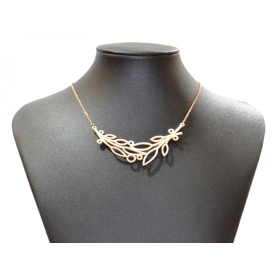 steel and copper necklace