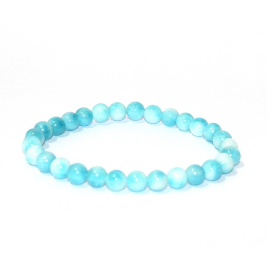Blue lace agate bracelet 6mm