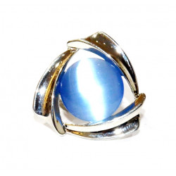 ring cat eyes blue