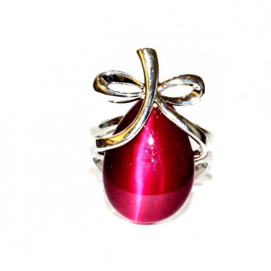 ring cat eyes fuchsia