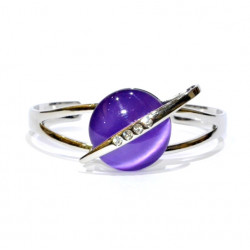 cat eye bracelet violet