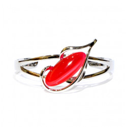 cat eye bracelet raspberry