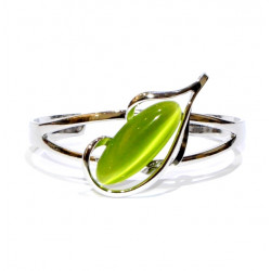 cat eye bracelet green