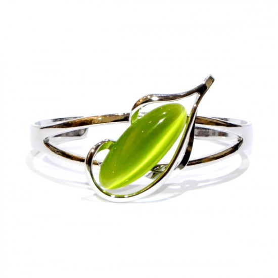 cat eye bracelet green