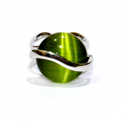 ring cat eye green
