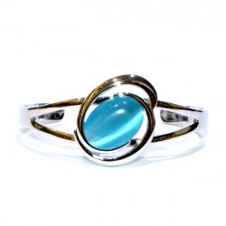 cat eye bracelet blue