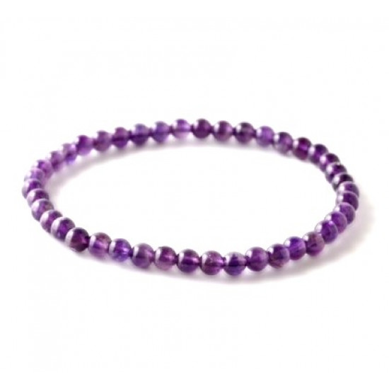 Amethyst Bracelet 4mm