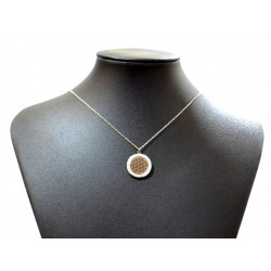 silver flower of life necklace