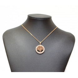 copper tree of life necklace