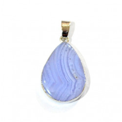 Blue chalcedony pendant