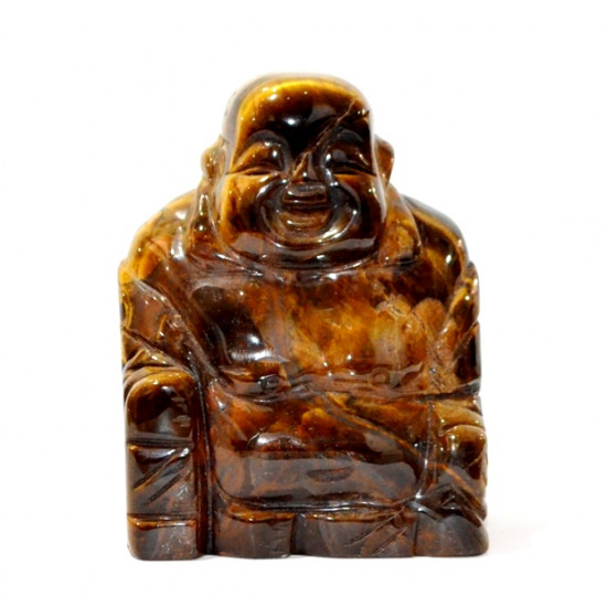 tigers eye buddha figurine