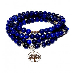 Lapis Lazuli Mala Bracelet 6mm