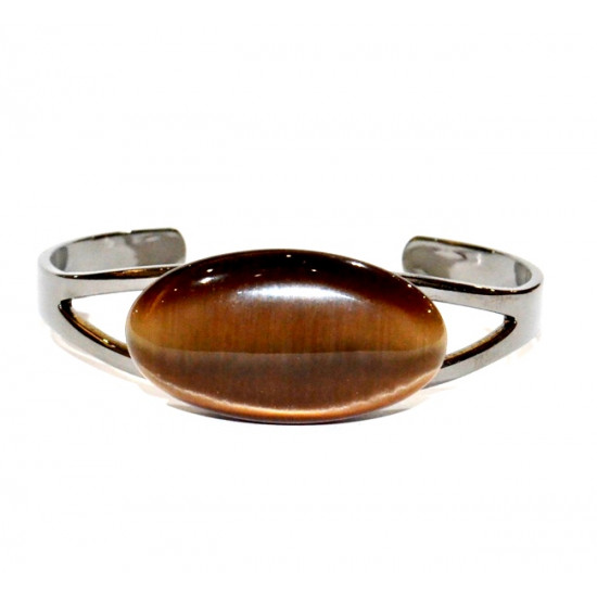 cat eye bracelet brown