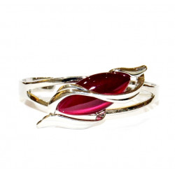 cat eye bracelet fuchsia