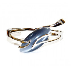 cat eye bracelet grey
