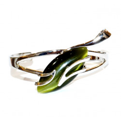 cat eye bracelet green