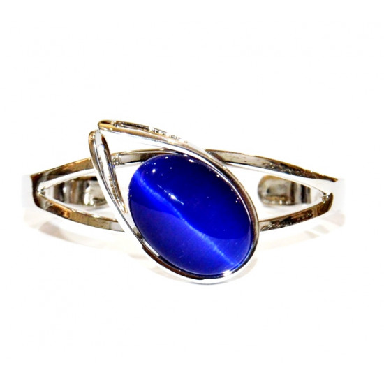 cat eye bracelet blue