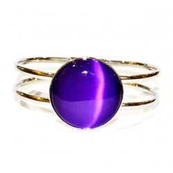 cat eye bracelet violet